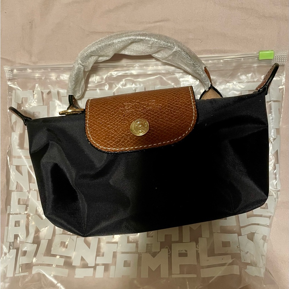 Longchamp Mini Black and Brown